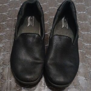 Skechers Black Slip-On Slippers